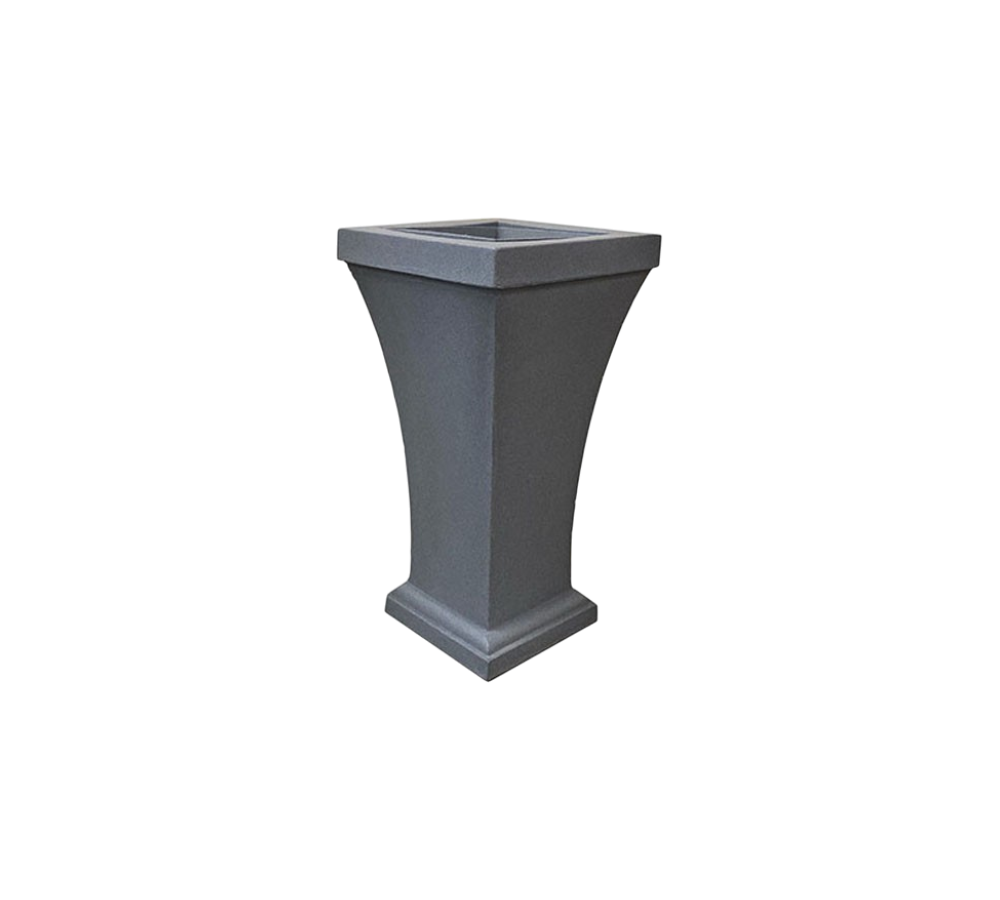 MACETA DE POLIETILENO CONICA ELEGANTE 40 X 40 CM