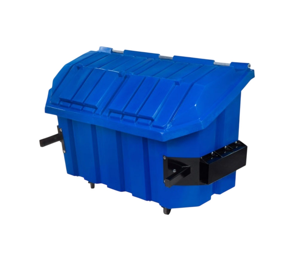 Miniatura: CONTENEDOR DE PLÁSTICO PARA BASURA VL 2000 L CON LATERAL
