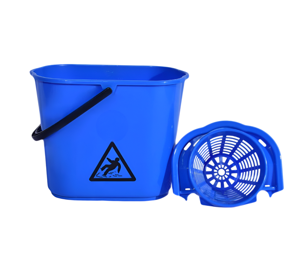 CUBETA DE PLÁSTICO CON EXPRIMIDOR DE 15 L