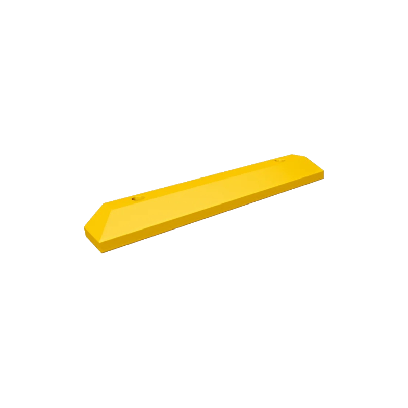 TOPE PARA ESTACIONAMIENTO HDPE 80 X 16 X 8 CM AMARILLO