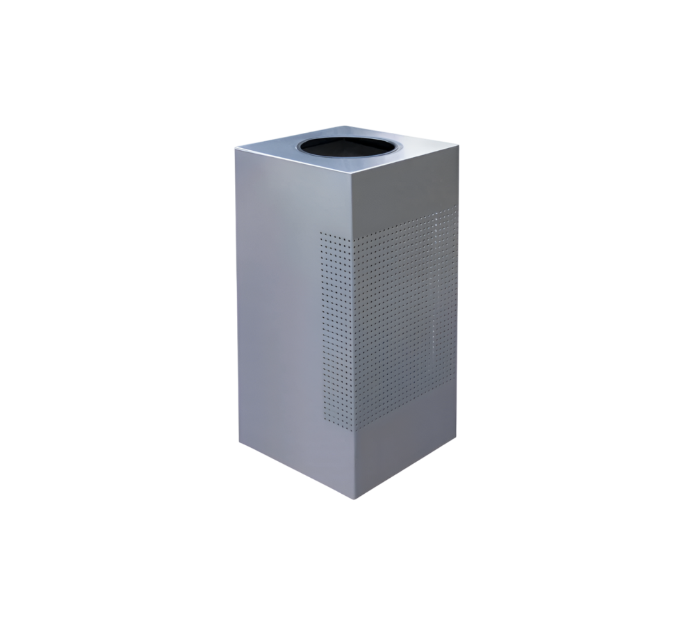 CONTENEDOR DE BASURA CUBO PUNZ PULIDO 37.5 X 37.5 X 79