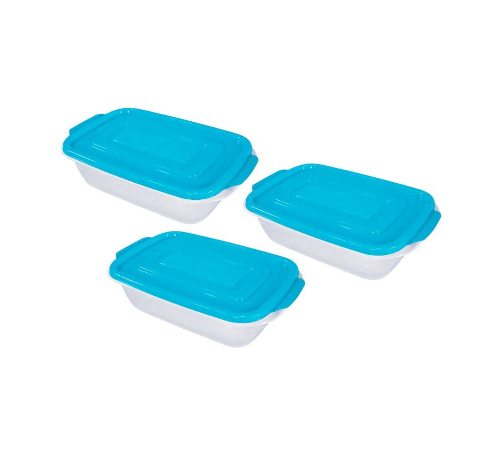 PAQUETE DE 3 TUPPER HERMÉTICO JS 2 L