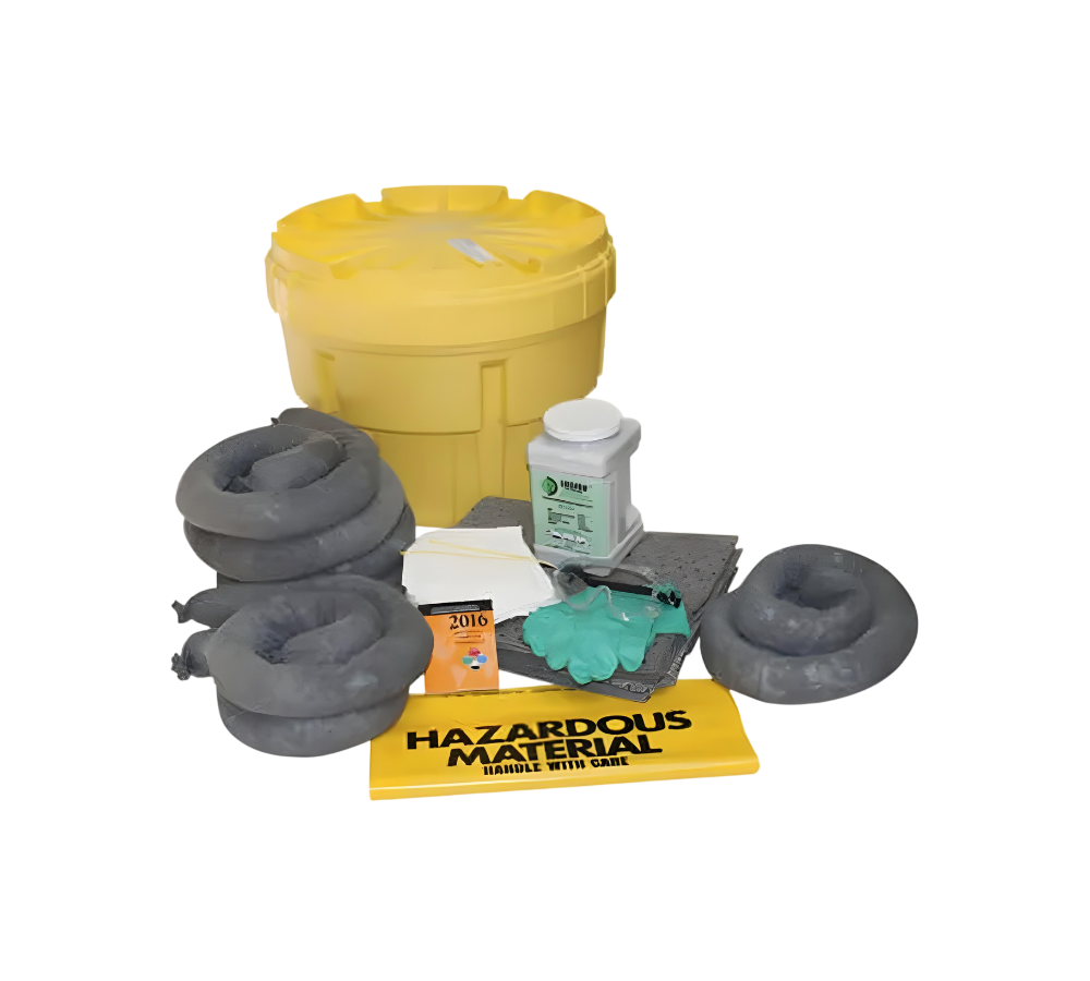 KIT ANTIDERRAMES HDPE UNIVERSAL DE 75 LITROS CON TAMBOR DE SALVAMENTO