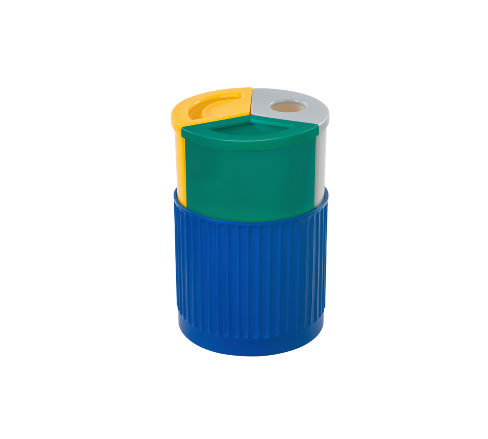 CONTENEDOR DE BASURA TRIPLE WT