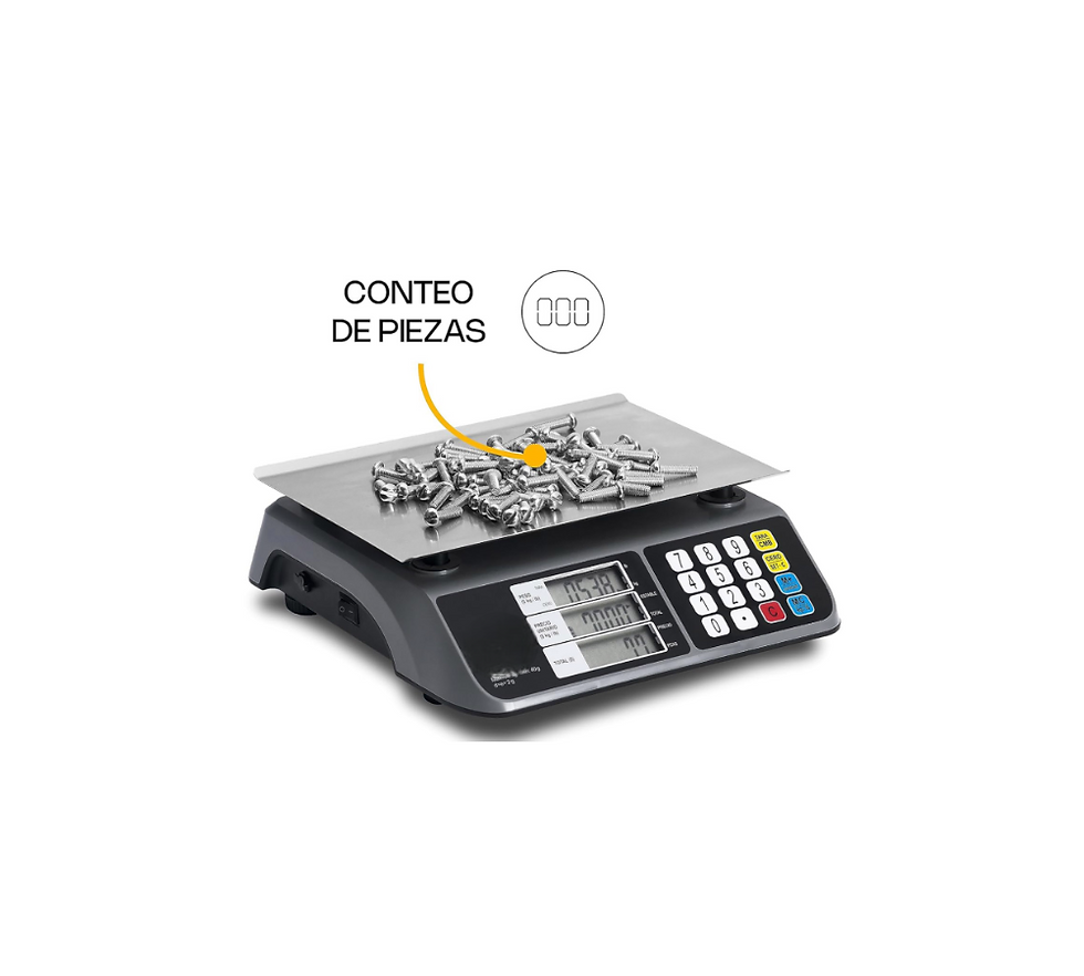 Miniatura: BÁSCULA DIGITAL PARA MOSTRADOR 20 KG CON BATERIA RECARGABLE