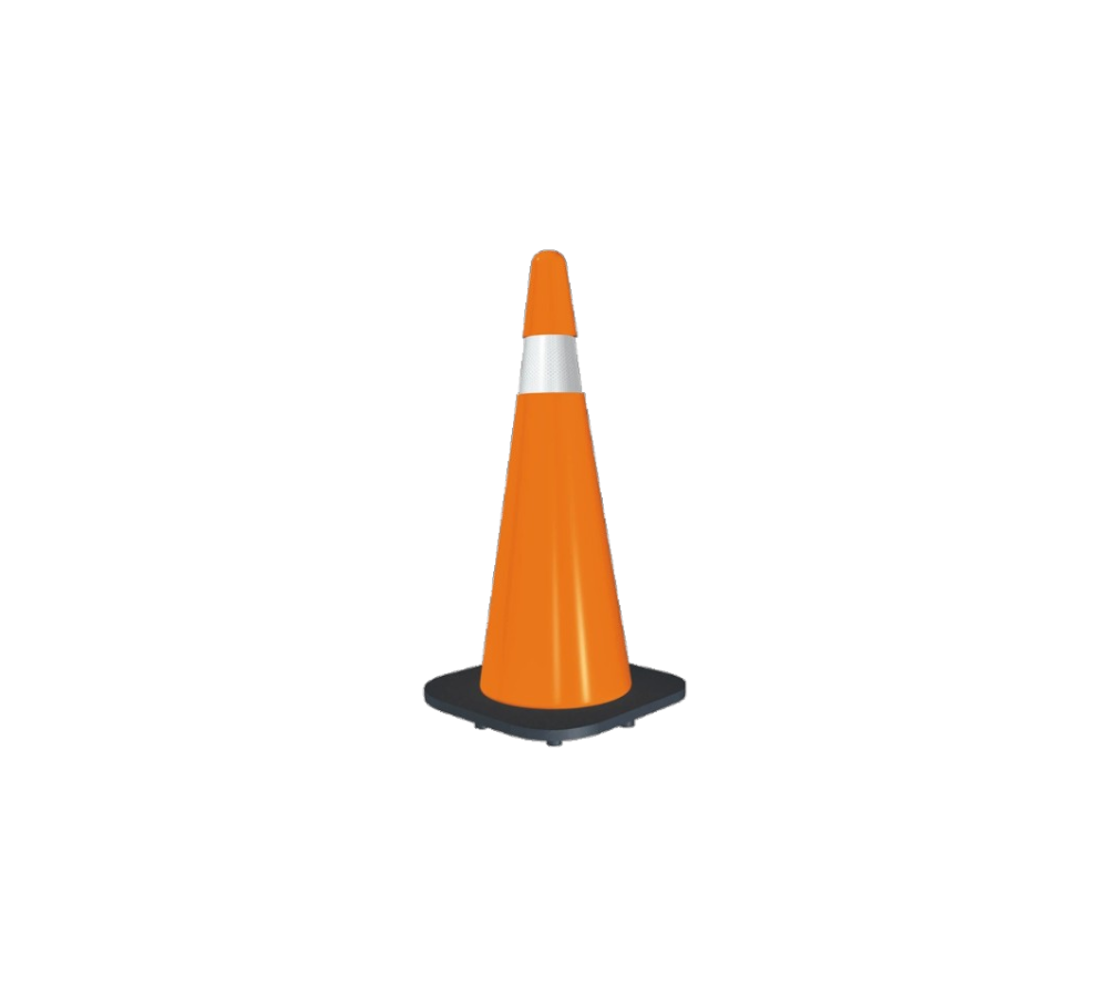 CONO VIAL SUPERFLEXIBLE 60 CM CON REFLEJANTE