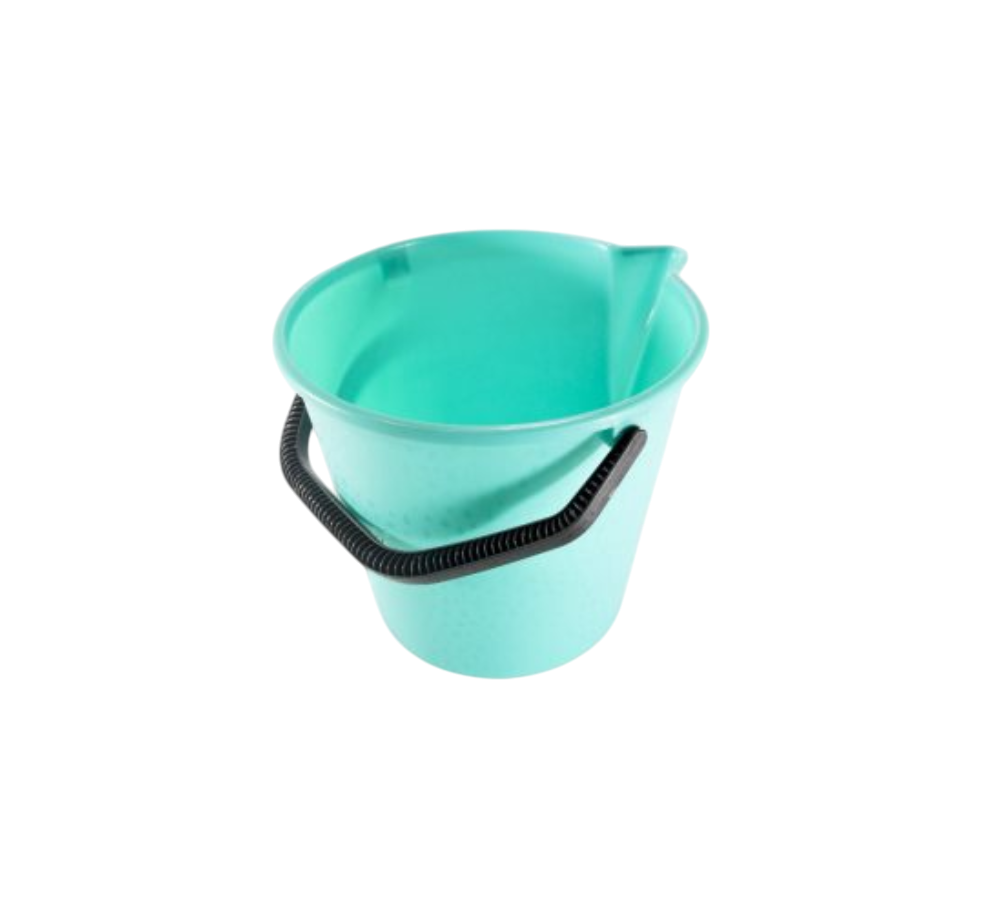 CUBETA DE PLÁSTICO PARA HOGAR CON ASA 9 L