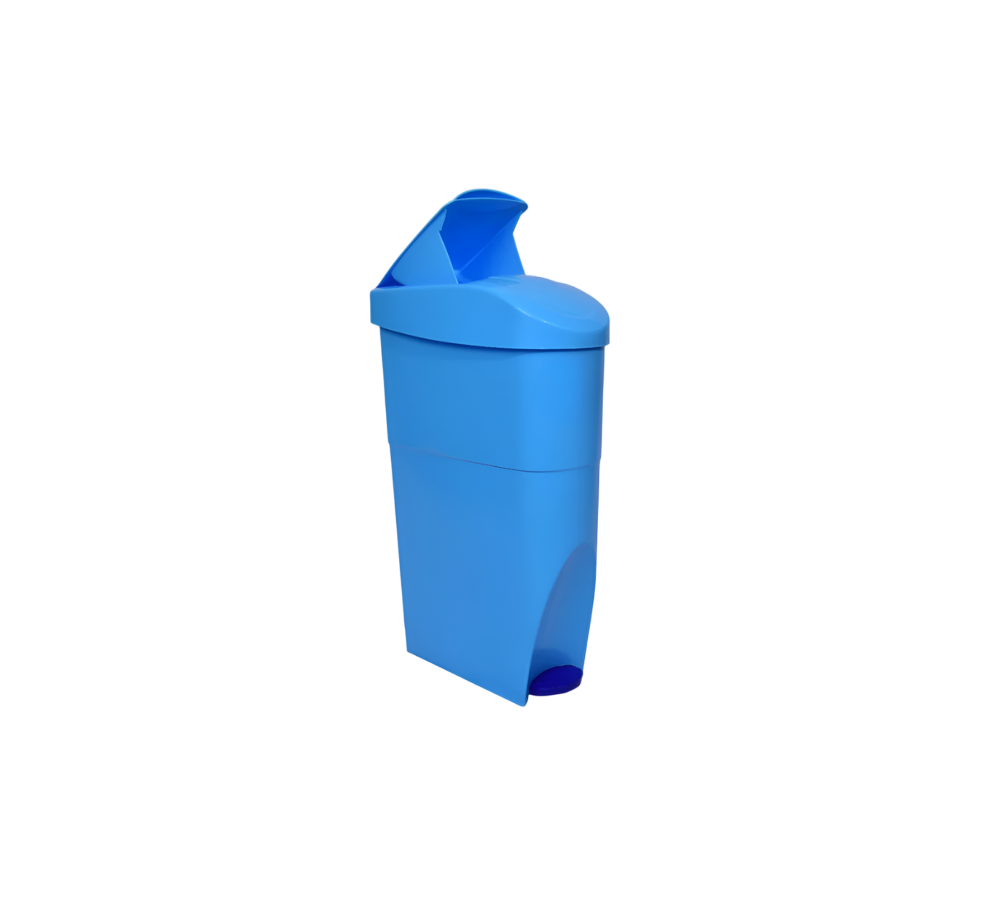 BOTE DE PLÁSTICO CON PEDAL PARA TOLLAS SANITARIAS/ PAÑALES DE 18 L