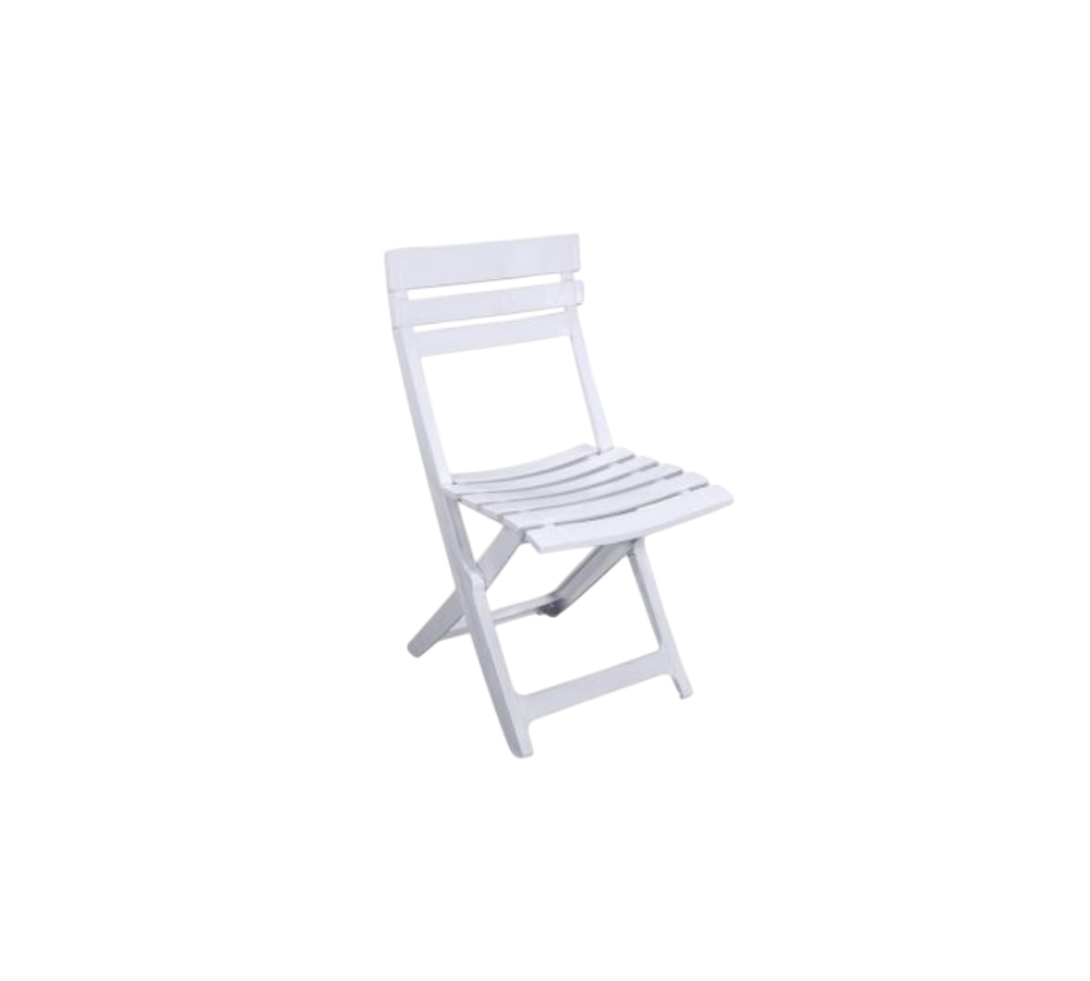 SILLA PLEGABLE DE PLÁSTICO CAPACIDAD 90 KG