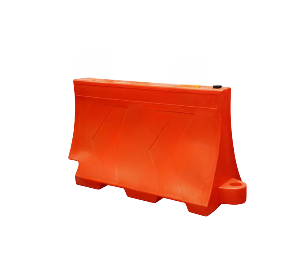 BARRERA VIAL EN ROTOMOLDEO MULTIDIRECCIONAL 145 X 58 X 87