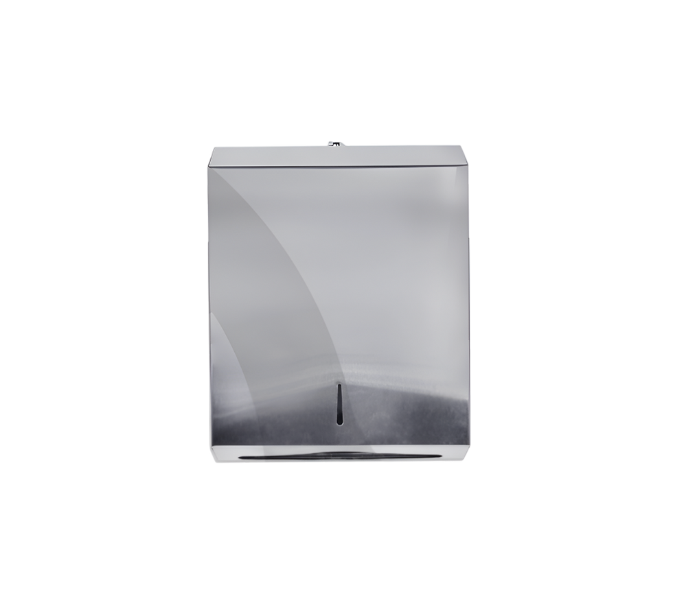 PAQUETE DE 10 PZ DE DESPACHADOR DE ACERO INOXIDABLE PARA TOALLAS 37 X 28.5 X 9.5