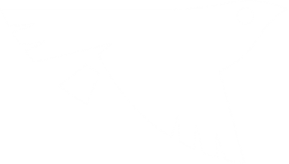 Meadowlark brand bird logo symbol representing alpine lodge in the Bighorn Mountains