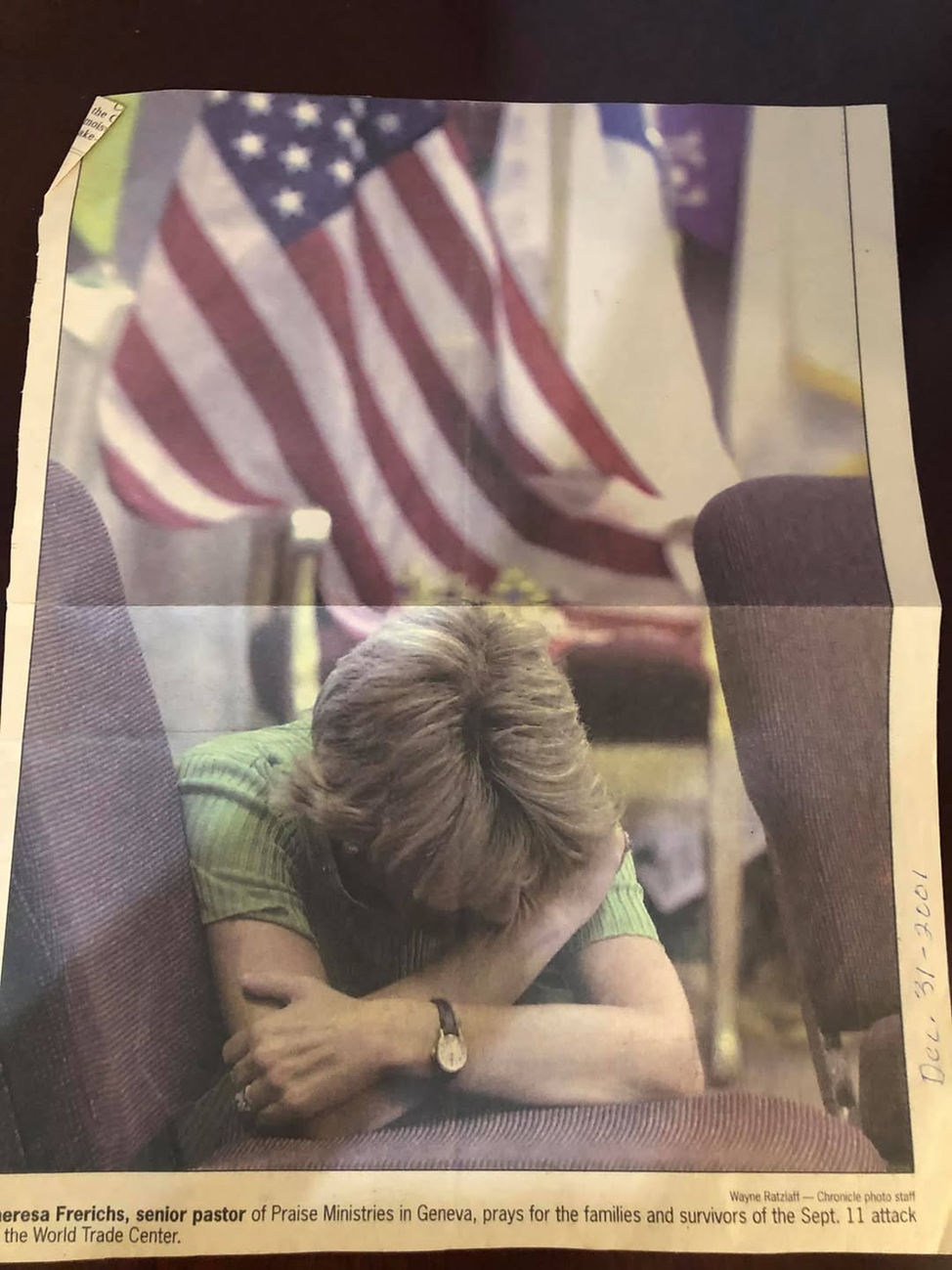 I will never forget 9-11... My True Story Theresa Phillips