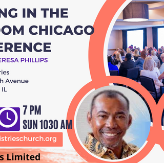 Sat Time Change Get Ready Chicago!Mel Tari Healing Conference St Charles SEATING LIMITED REG NOW! 