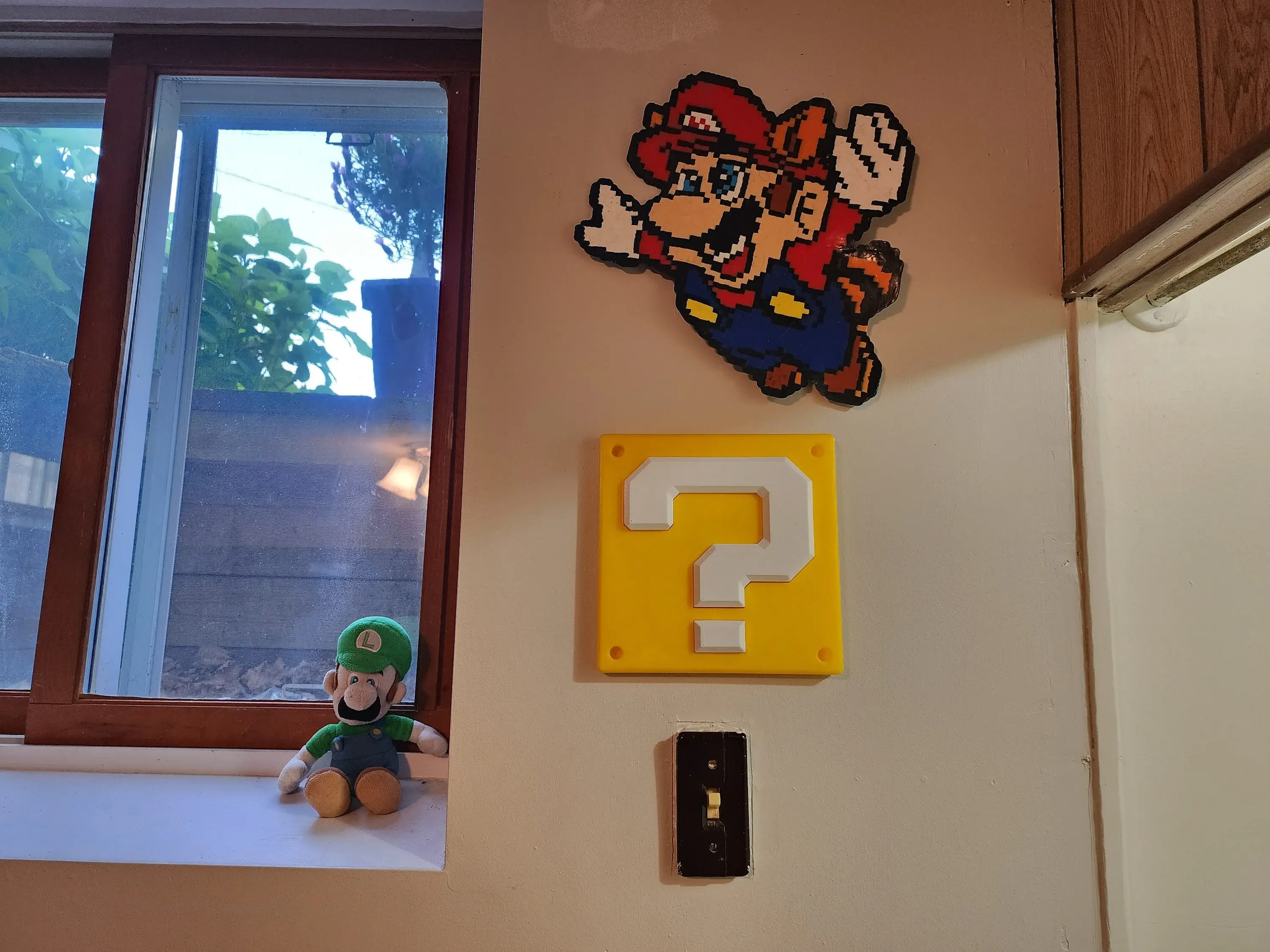 Super Mario-Inspired Mystery Box Wall Decoration