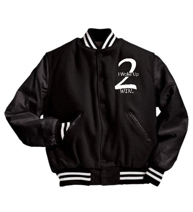 Thumbnail: IWokeUp2Win Letterman Jacket