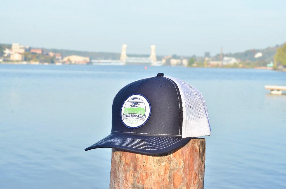 Thumbnail: Trucker Hat - "Flying Over Isle Royale"