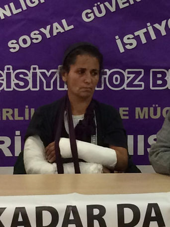Ev İşçisi Suna Yıldırım'ın Basın Açıklaması