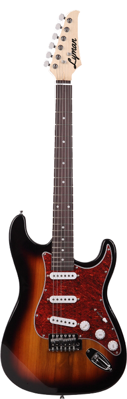 Thumbnail: Lyman LS-250 S-Style Guitar