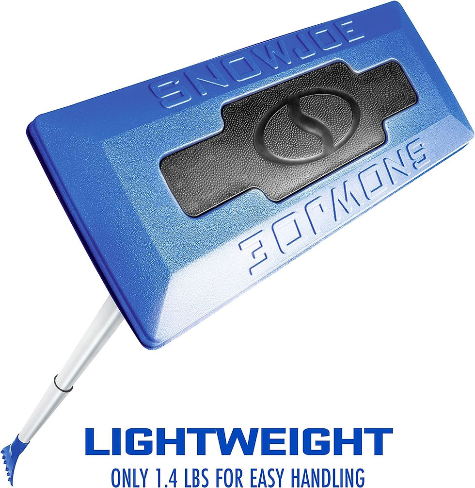 Snow Joe SJBLZD The Original 2-In-1 Telescoping Snow Broom + Ice Scraper