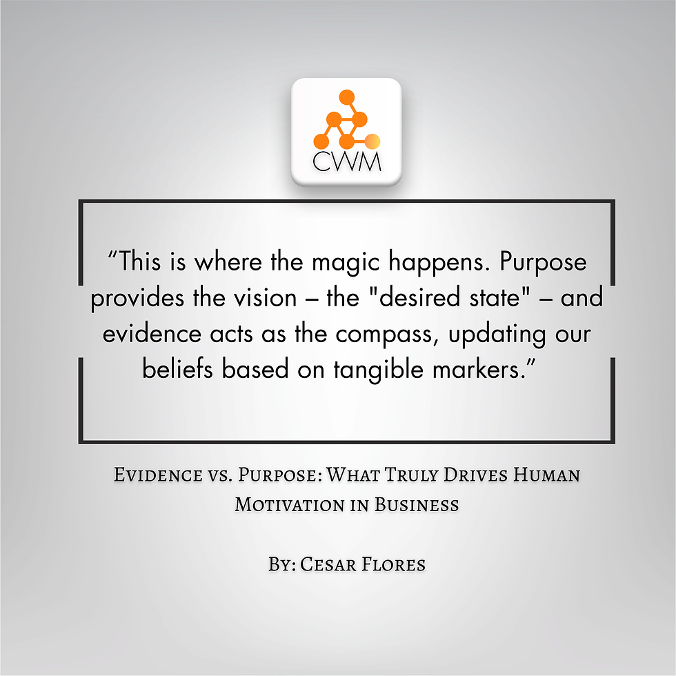 Evidence vs. Purpose: What Truly Drives Human Motivation in Business?
