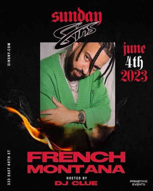 SINS at Sapphire New York: French Montana