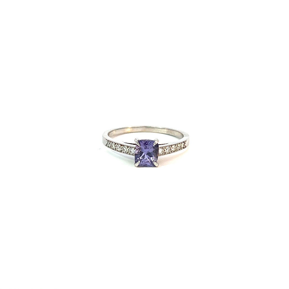 Miniature : Bague Saphir Violet 