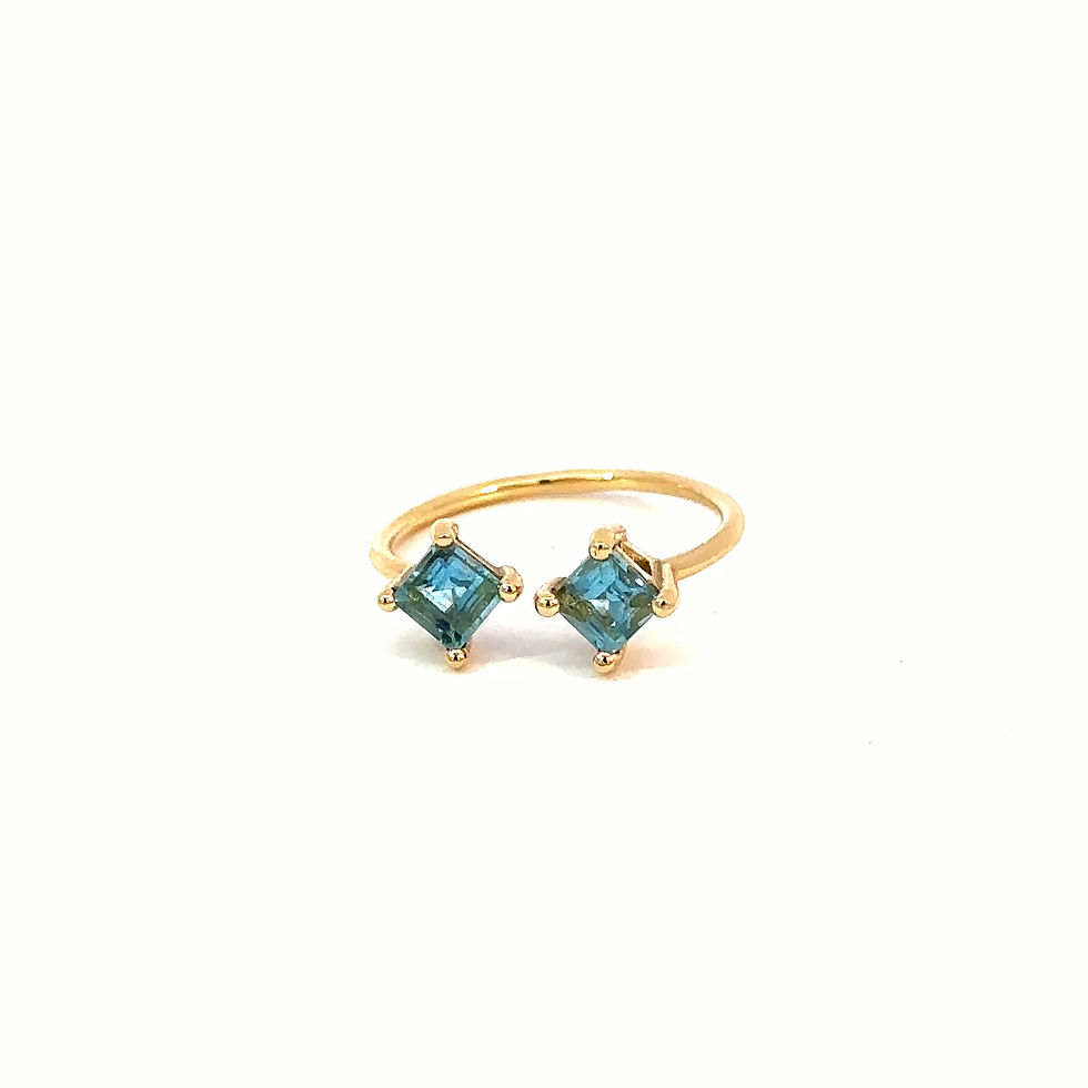 Miniature : Bague Duo Double Topaz