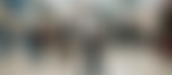 White British Security Guard Working In Shopping Mall