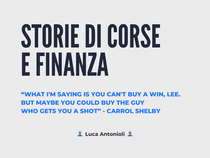 “What I'm saying is you can't buy a win, Lee. But maybe you could buy the guy who gets you a shot”