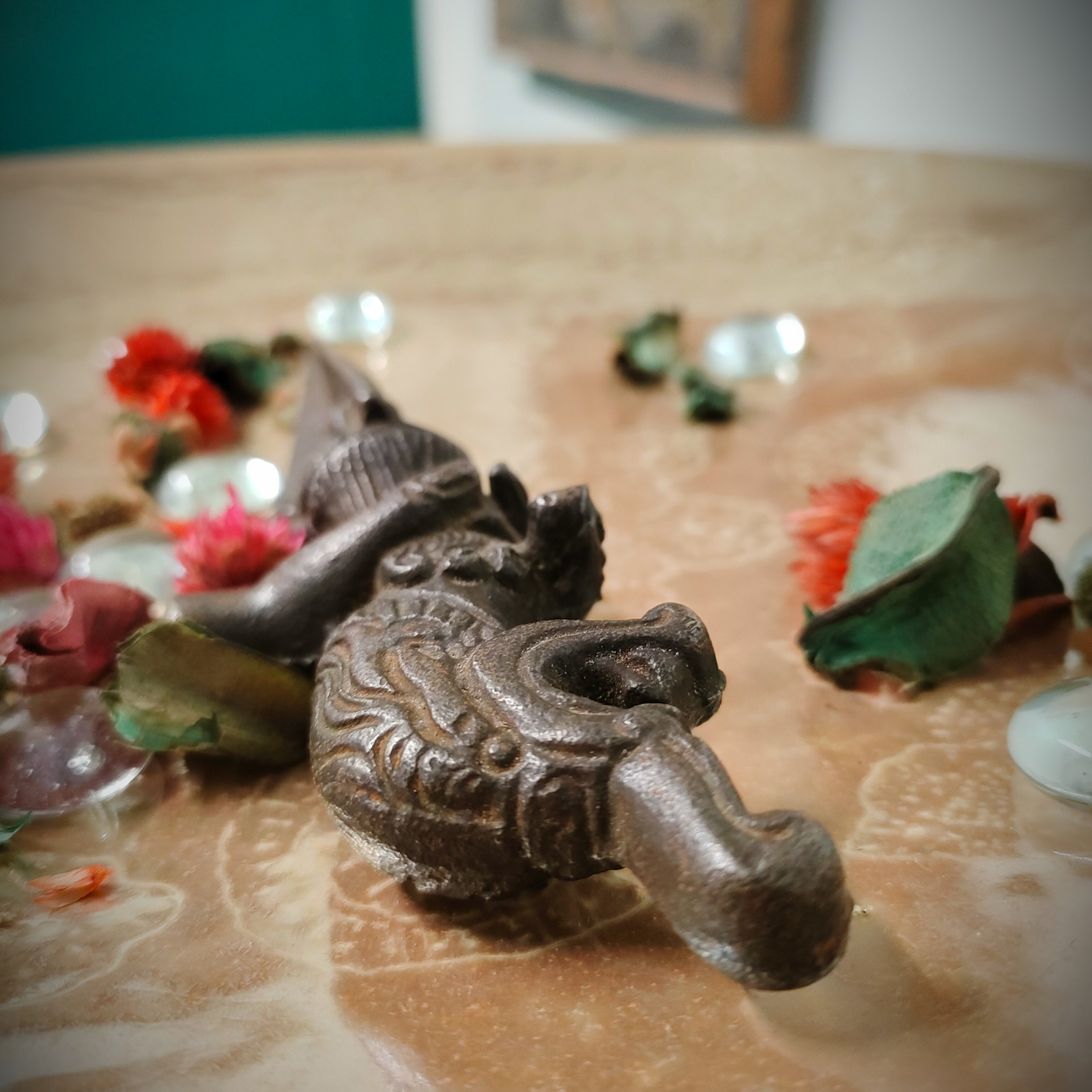 Antique Handmade Tibetan Iron Phurba
