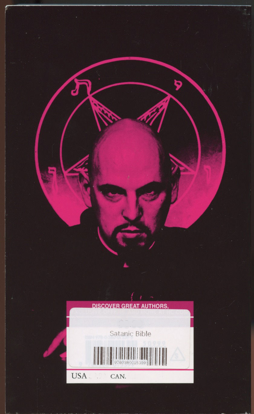 Thumbnail: SATANIC BIBLE: Anton Szandor LaVey - Occult / Esoterica / Satanism