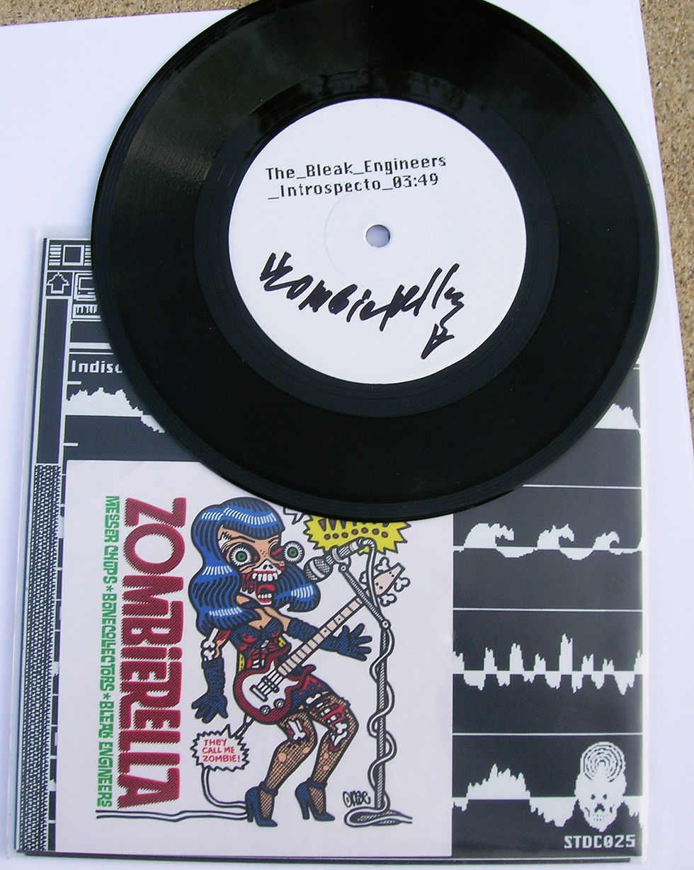 Thumbnail: BLEAK ENGINEERS: (band): Minimal Techno / Signed 7 inch vinyl