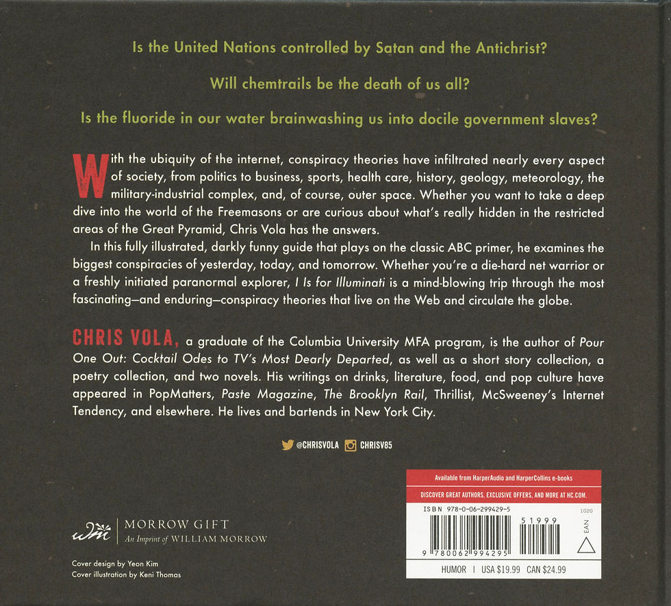 Thumbnail: 'I' is for ILLUMINATI: A to Z Guide to Our Paranoid Times / Art / Humor