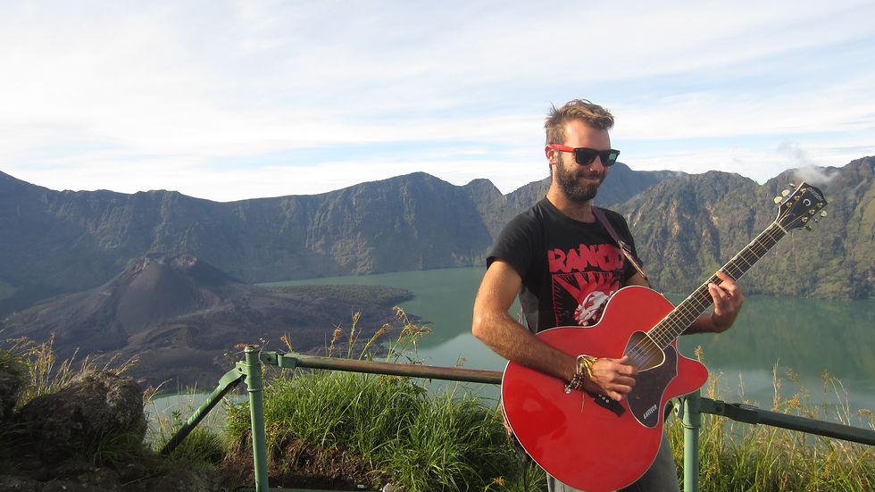 Rijani volcano, Indonesia