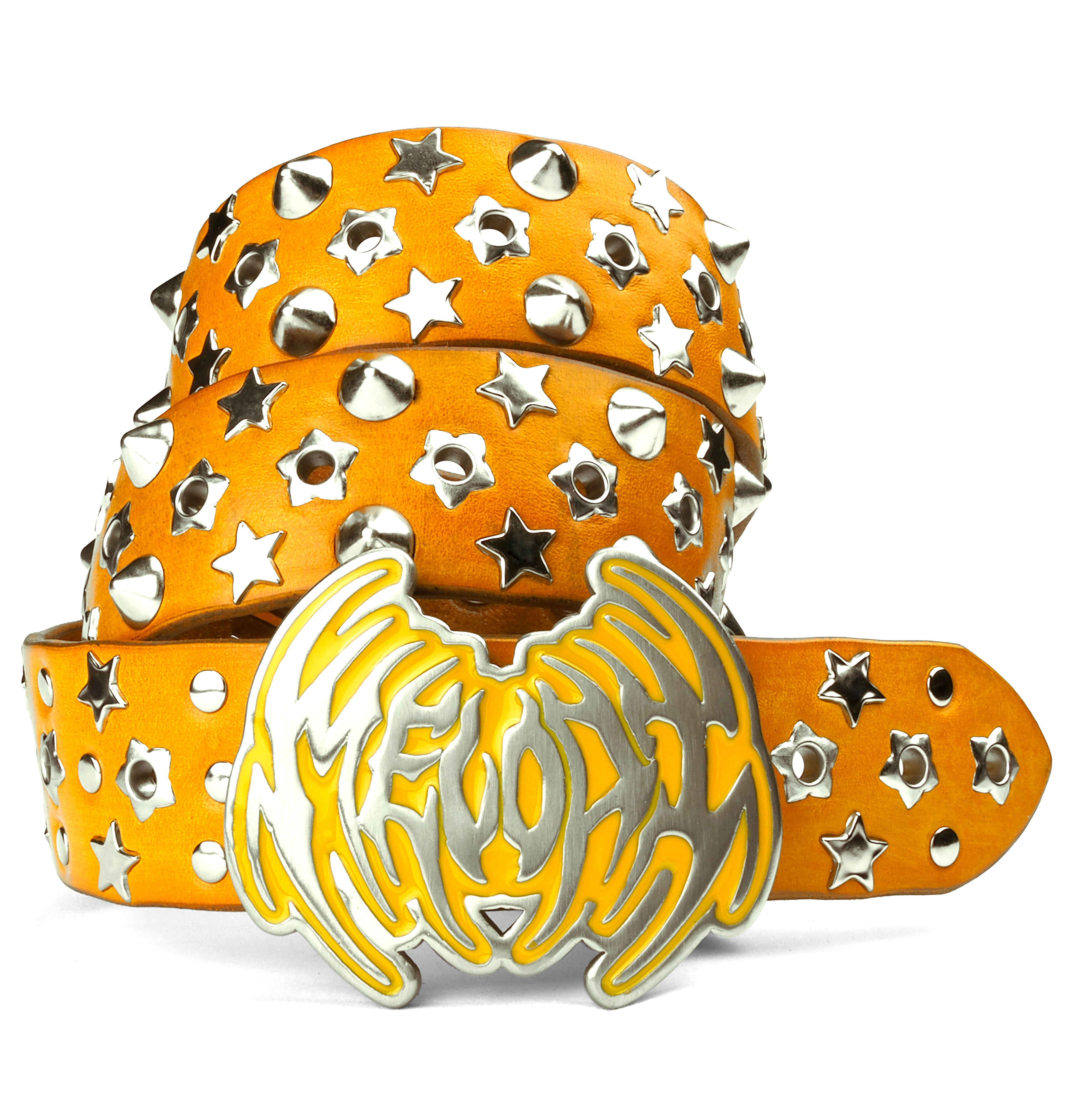YELLOW 1-OF-1 HANDMADE BELT