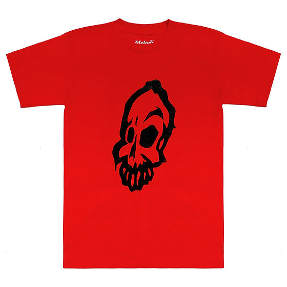 ecmelodi Tシャツ Red Skull T-shirt | EC Melodi
