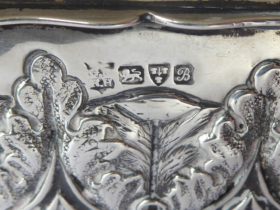 Thumbnail: Silver Trinket Box by George Nathan & Ridley Hayes - Chester 1917