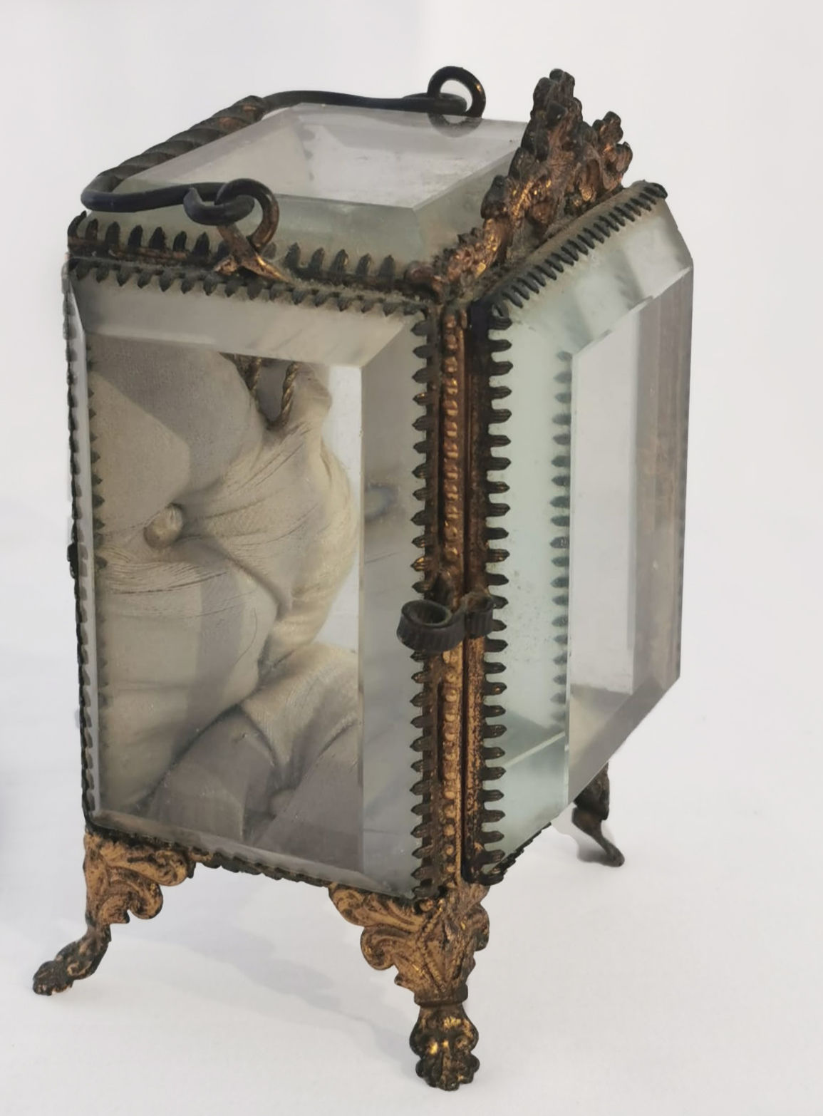 Victorian Upright Standing Jewellery Casket (10cm)