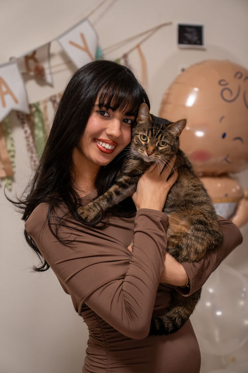 Gender reveal photoshoot