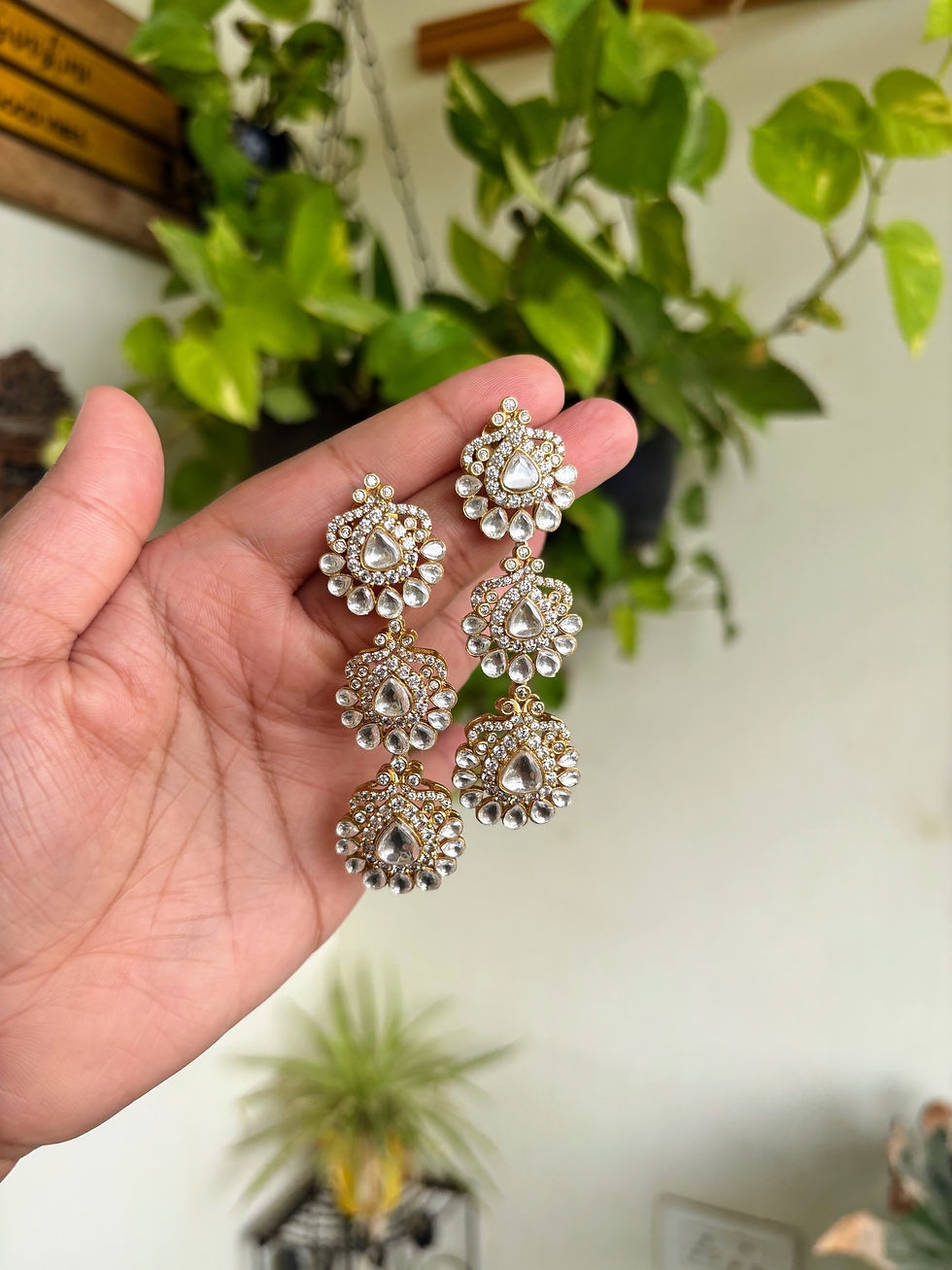 Thumbnail: Kundan Chandelier - P0232