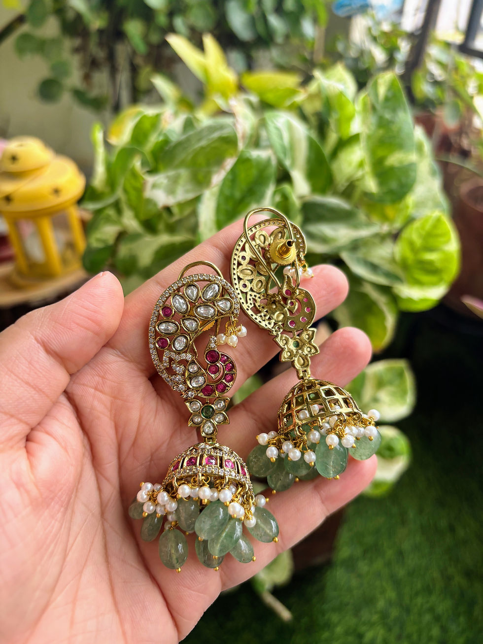 Thumbnail: Kundan Jhumka - P0224