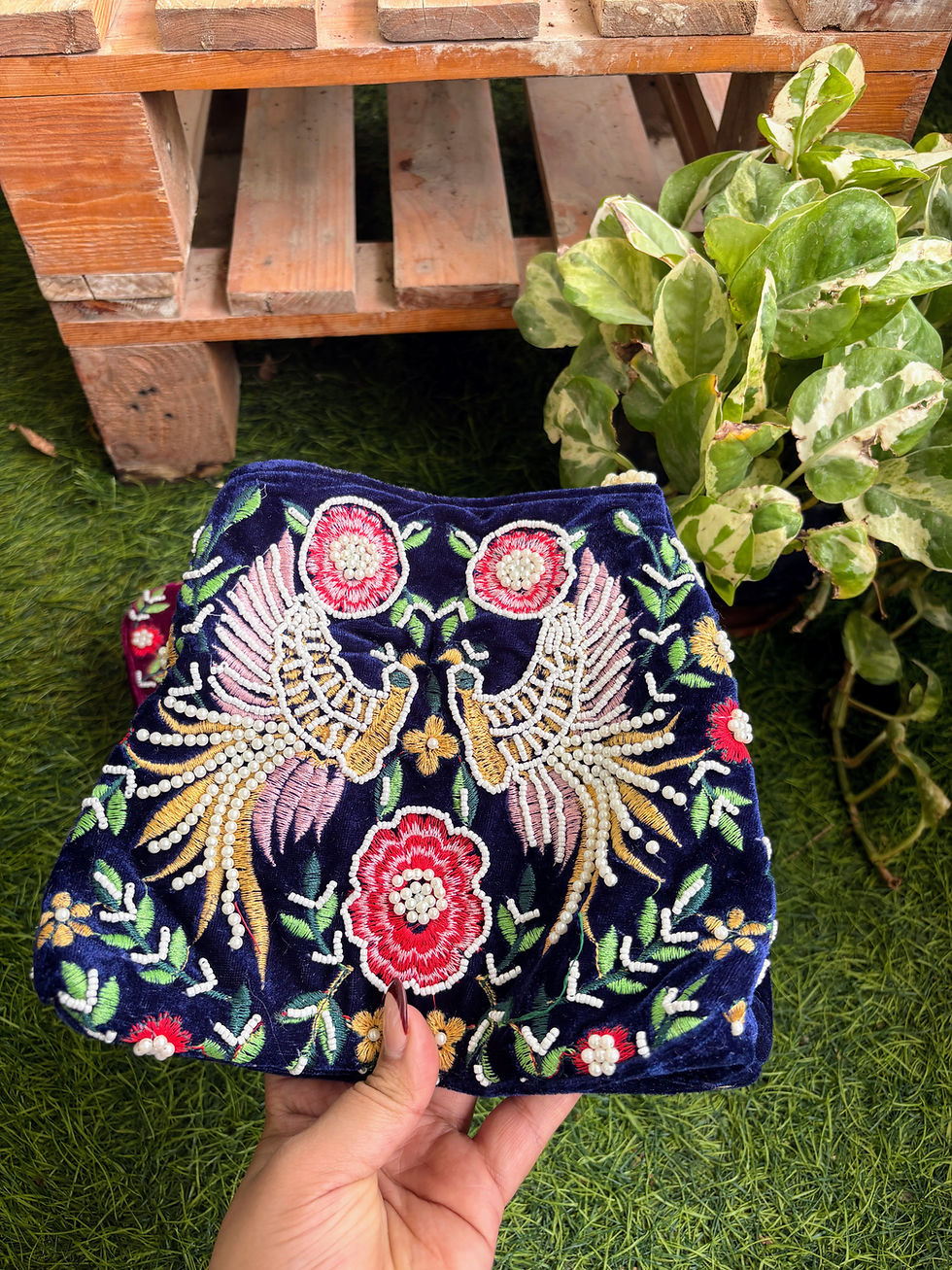 Thumbnail: Velvet Bags (Set of Two) - RP02