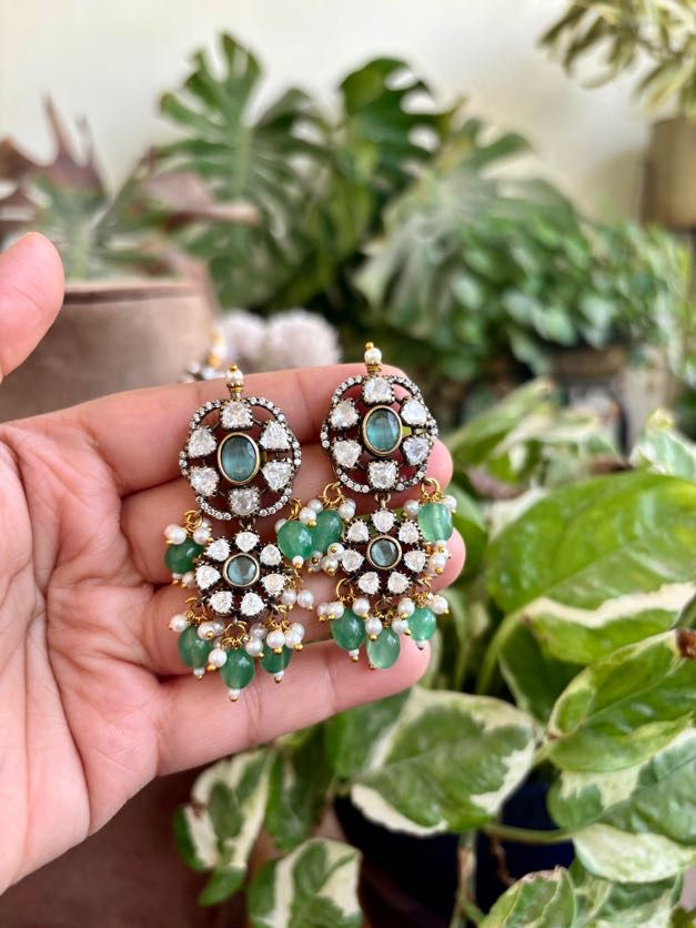 Thumbnail: Victorian Moissanite Neckset - P029