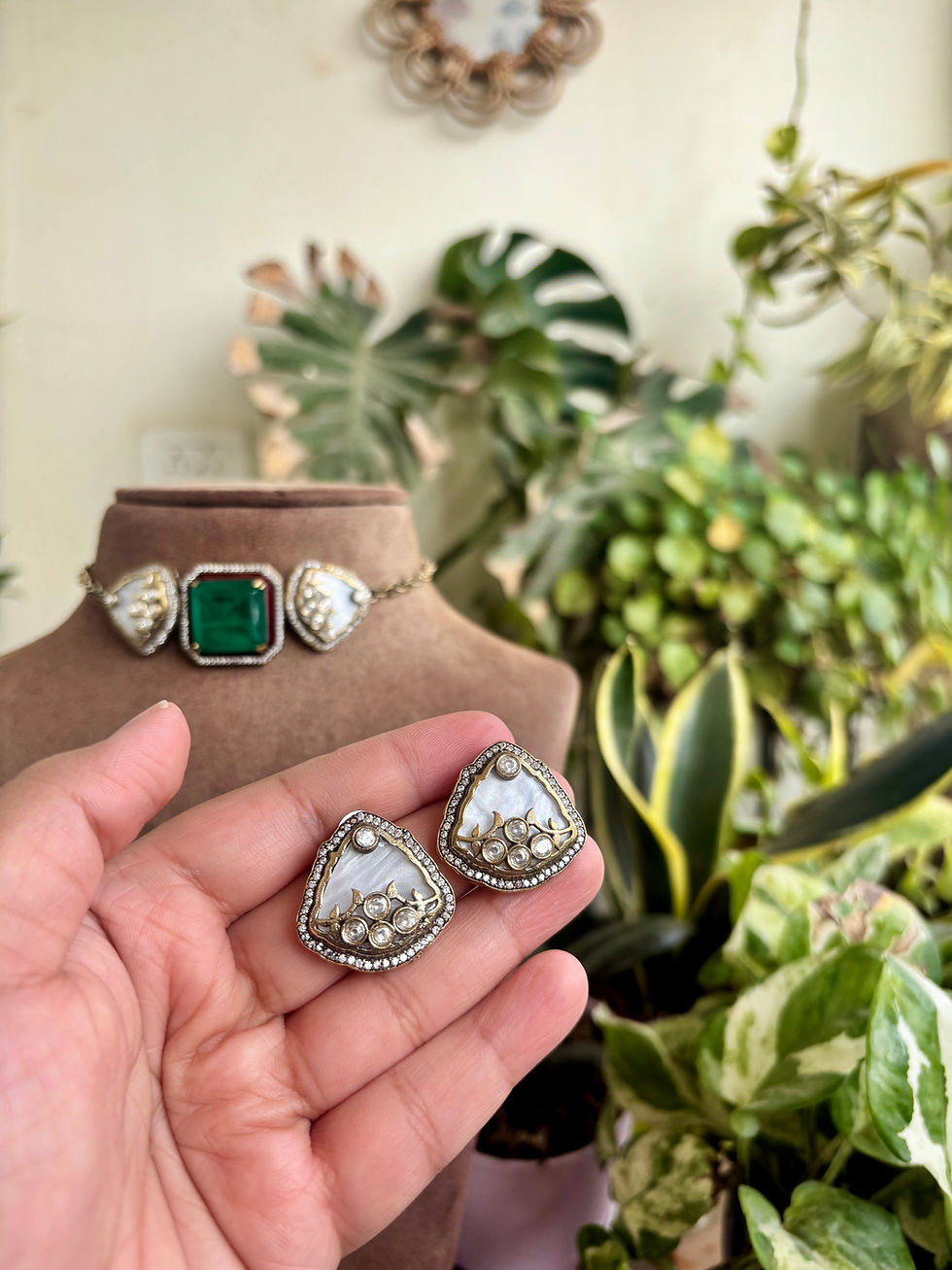 Thumbnail: Statement Choker Set Green - P0287