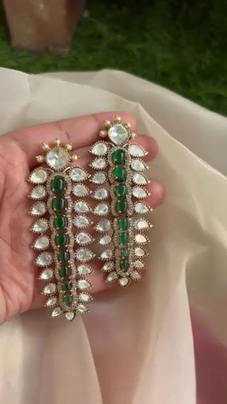Thumbnail: Moissanite Statement Earrings - P0105