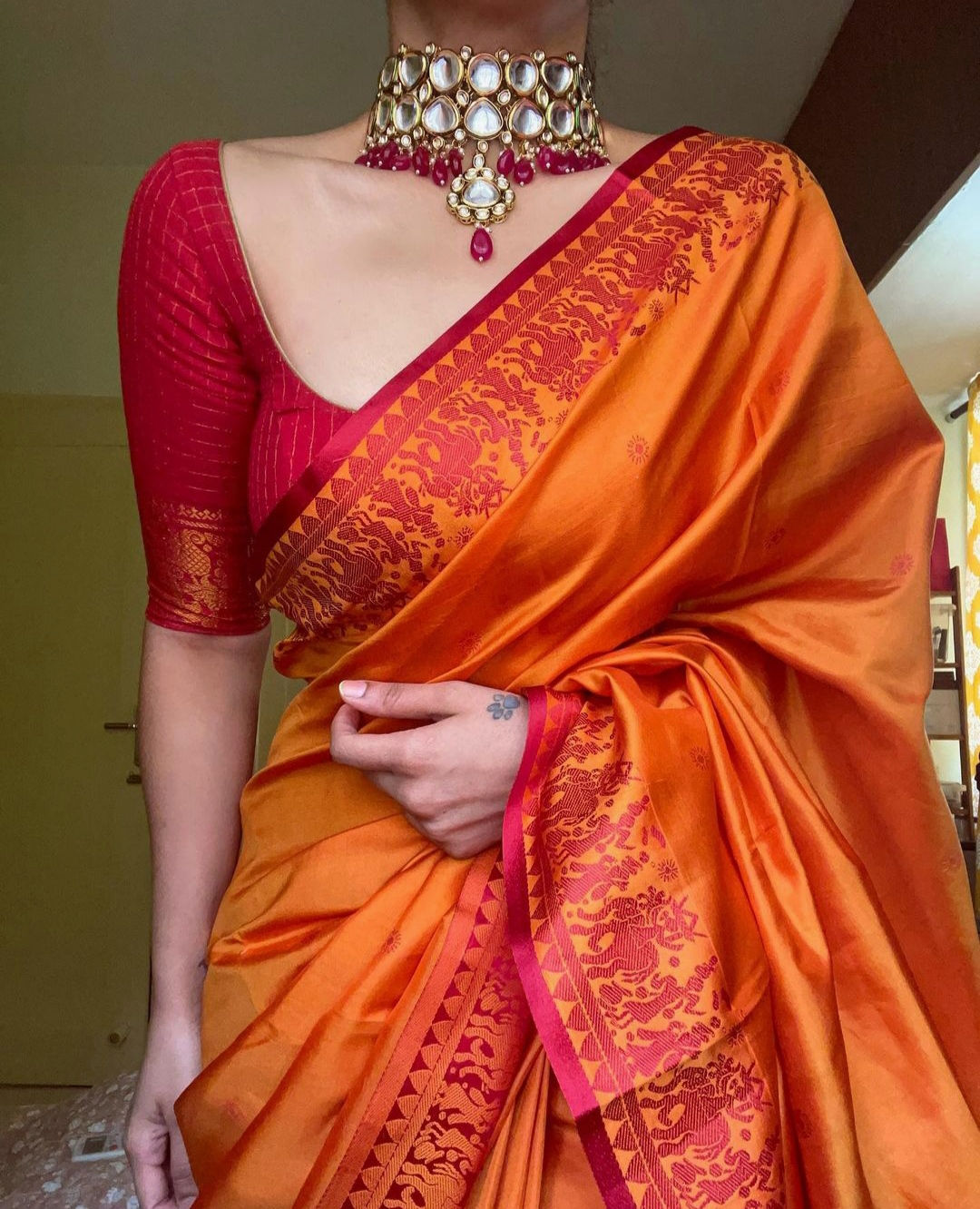 Kundan Bridal Choker - P0115