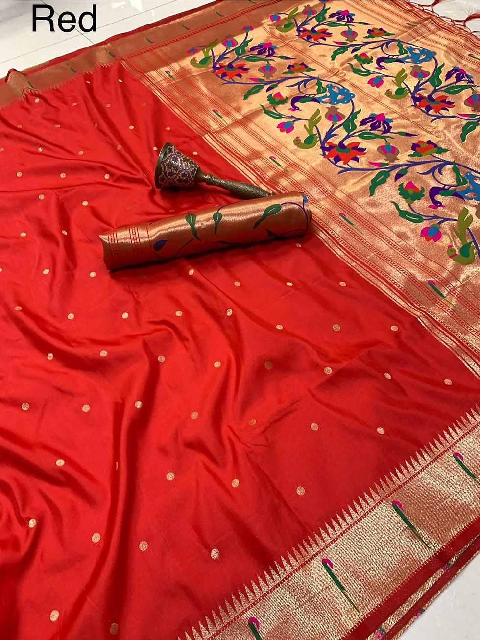 Thumbnail: Pathani Silk Saree - S031
