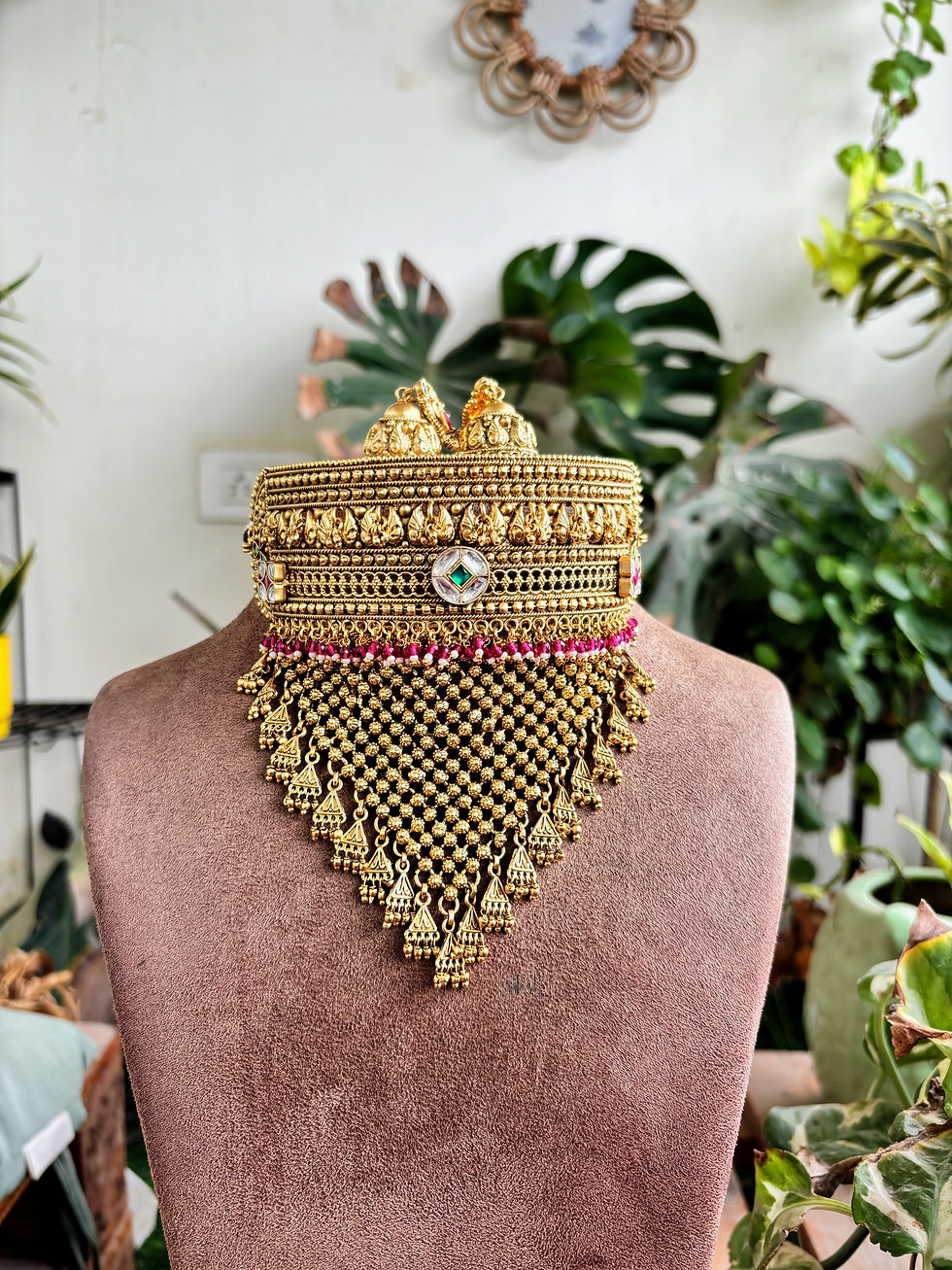 Rajwadi Choker Set - P0121