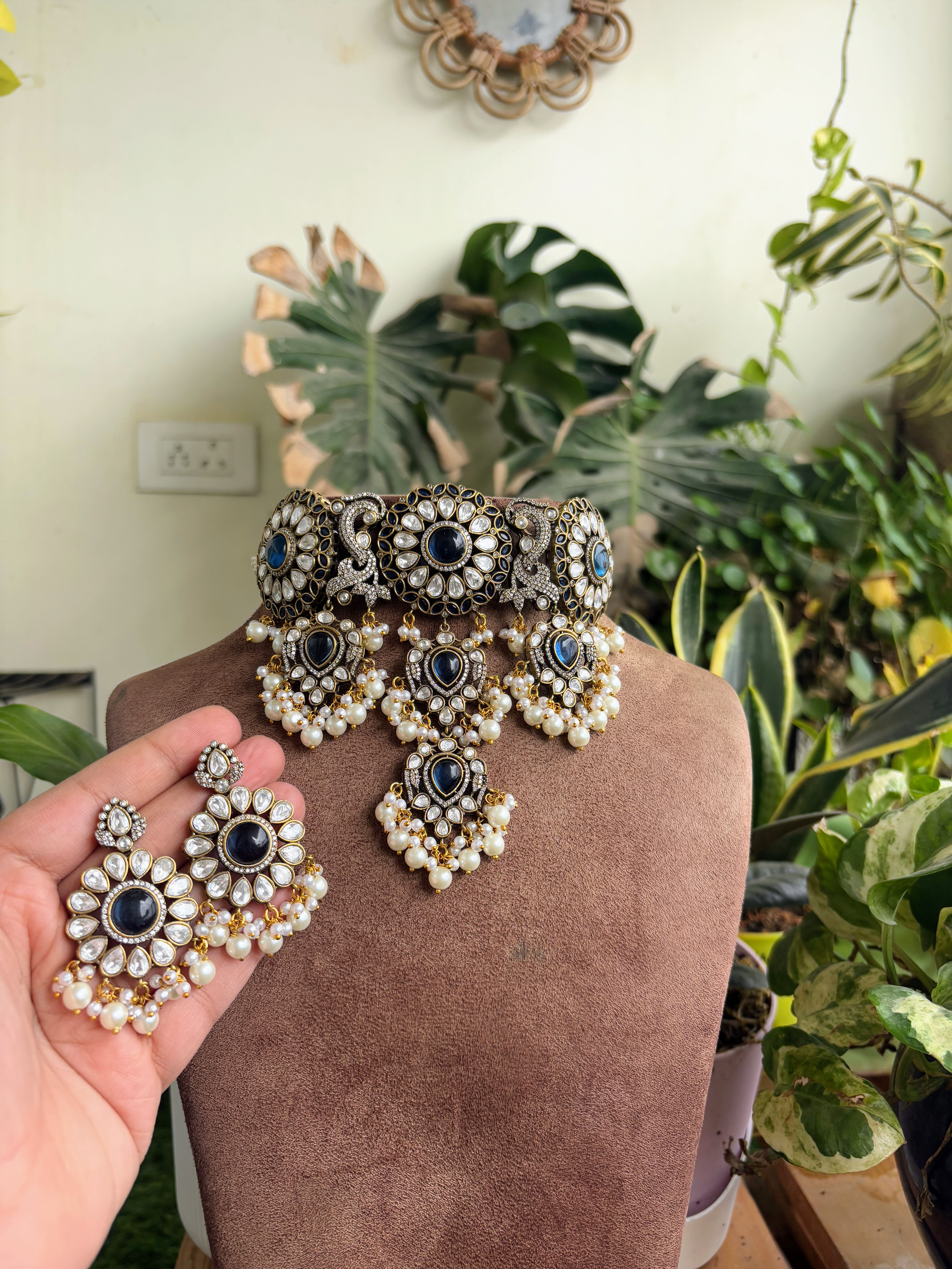 Bridal Kundan Choker Set - P0318